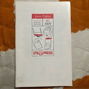 Love Fights #5 Andi Watson Oni Press Romantic Comedy Comic Nov